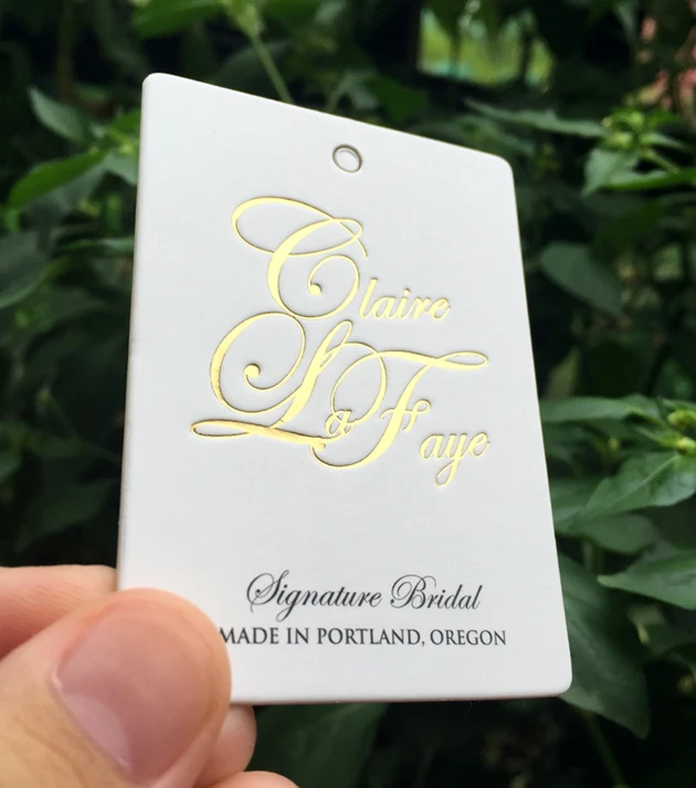 Логотип на заказ Брендовая одежда для малышей Джинсы Бумажные ценники волос