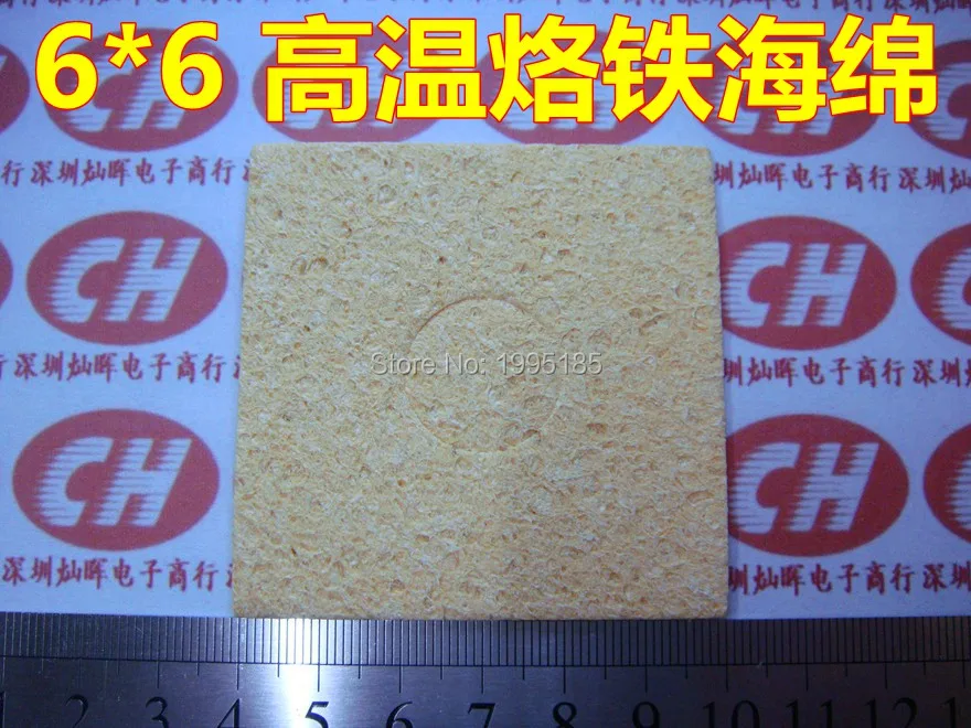 Clean tool 10pcs High Temperature Enduring Condense Electric Welding Soldering Iron Cleaning Sponge Yellow New Arrival Hot | Инструменты