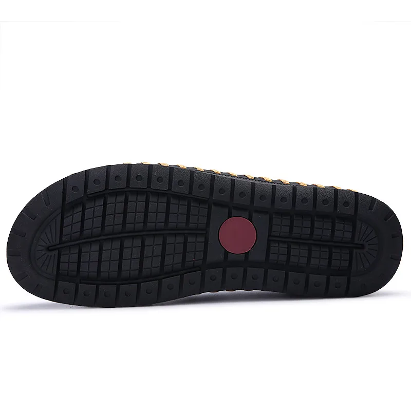 

Handmade Men Shoes Casual Breathable Soft Leather Shoes Men Lace Up