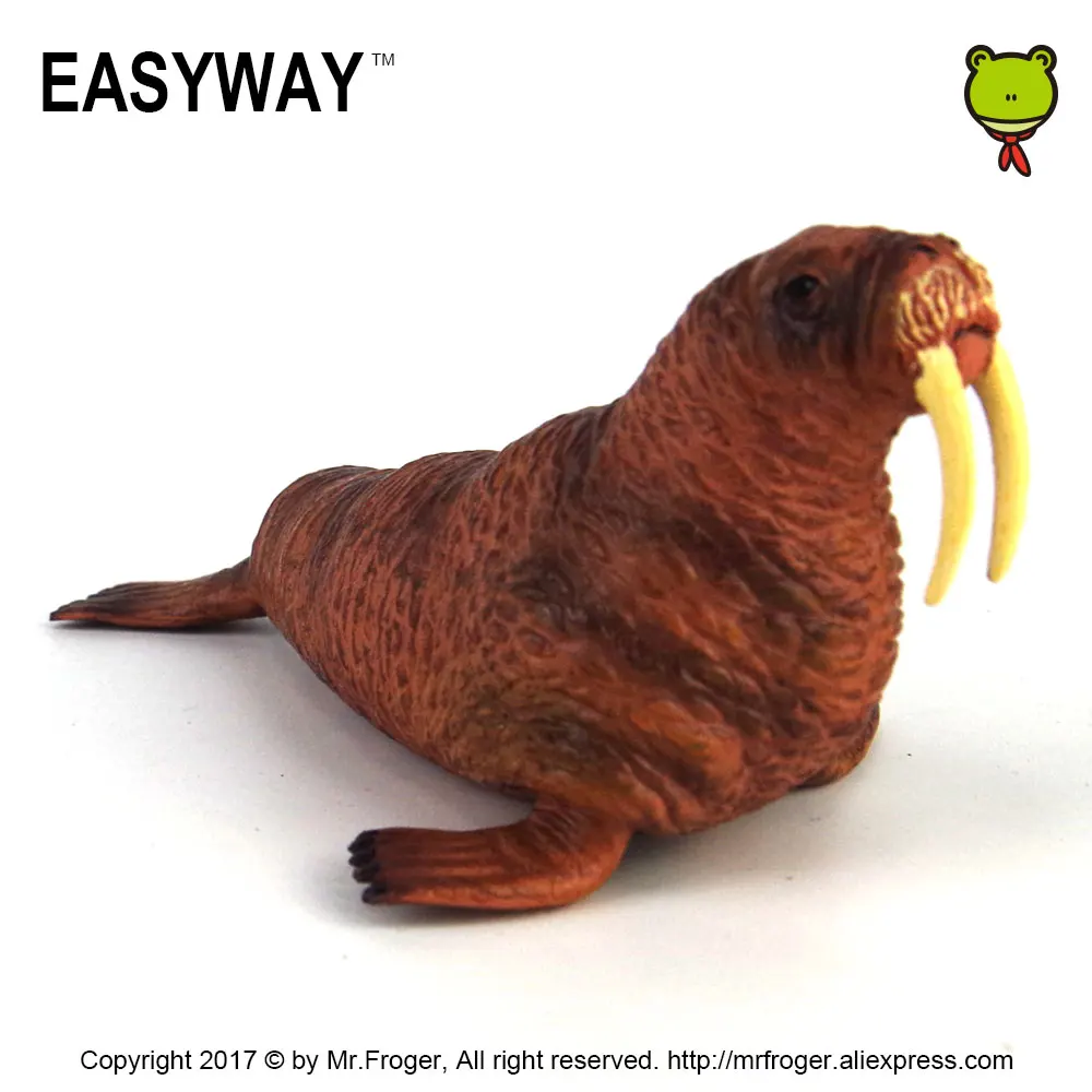 EASYWAY Sea Walrus фигурки животных игрушки для детей Sealife модель мира украшение