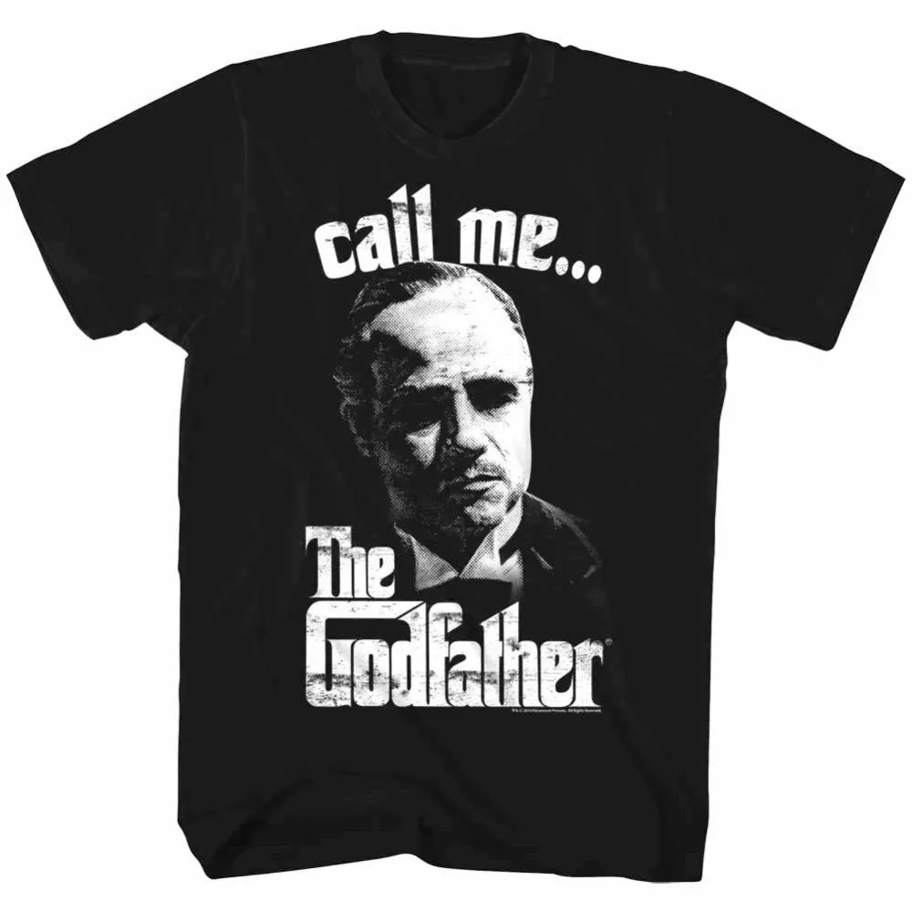 

Brand New 2019 Summer Mens Short OFFICIAL Godfather Call Me Don Corleone Men's T-Shirt Cute T Shirts