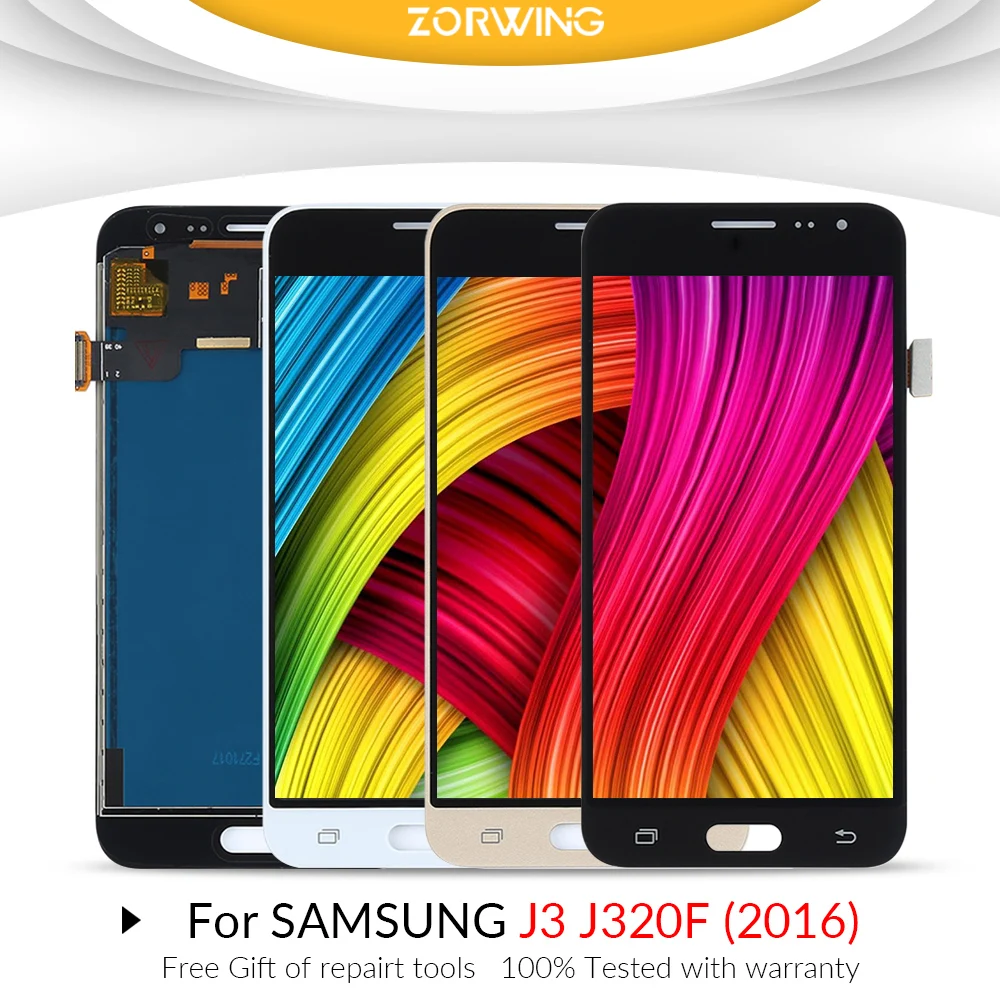 J320F ЖК дисплей для Samsung J3 2016 J320 LCD сенсорный экран дигитайзер Galaxy j3 J320FN|Экраны