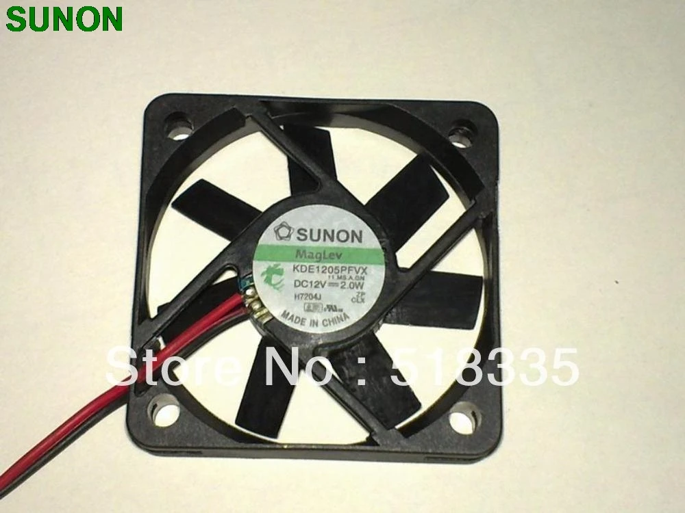 SUNON 5 см 50*50*10 мм 5*5*1 5010 вентилятор KDE1205PFVX 12В|5010 fan|fan 5010fan 12v |