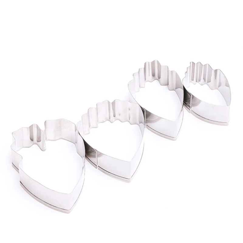 4 шт./лот пион из нержавеющей стали цветок резки высечки лепестки помадные