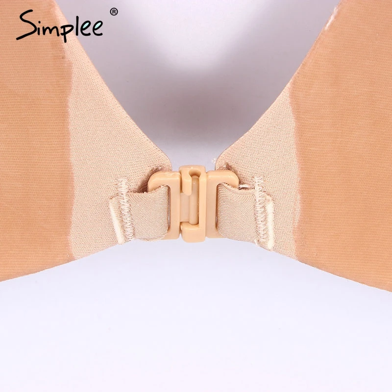 Simplee сексуальные Стикини женщин бюстгальтер Push up intimates Аксессуары женский