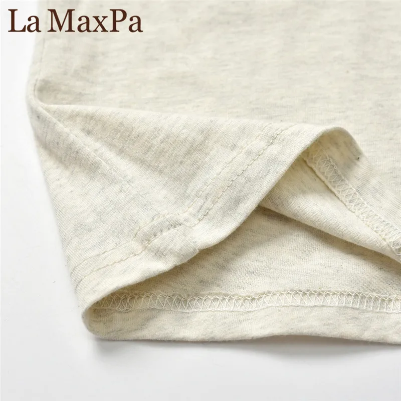 La MaxPa лето мультфильм о-образным вырезом модный стиль комплект одежды для