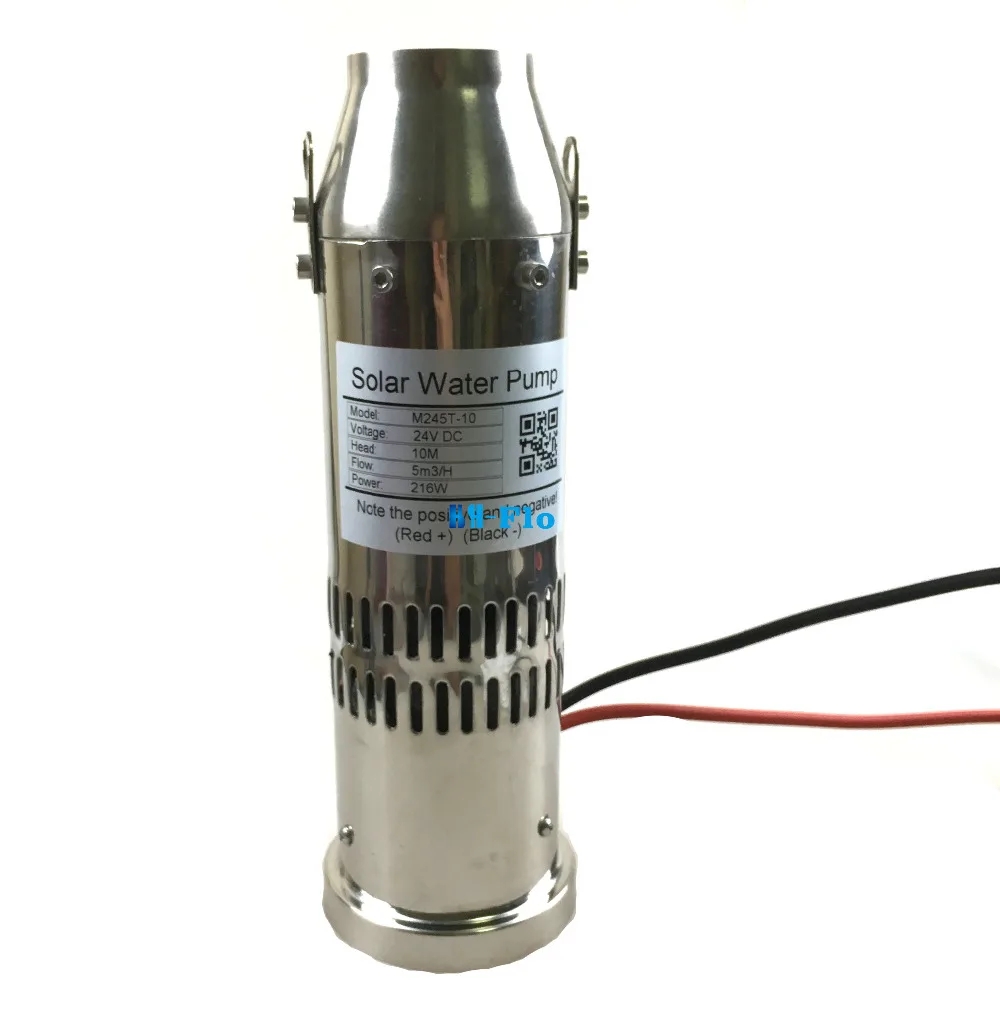 DC 24V бесщеточный Солнечный водяной насос 5m3/h 10m головка погружной глубокой