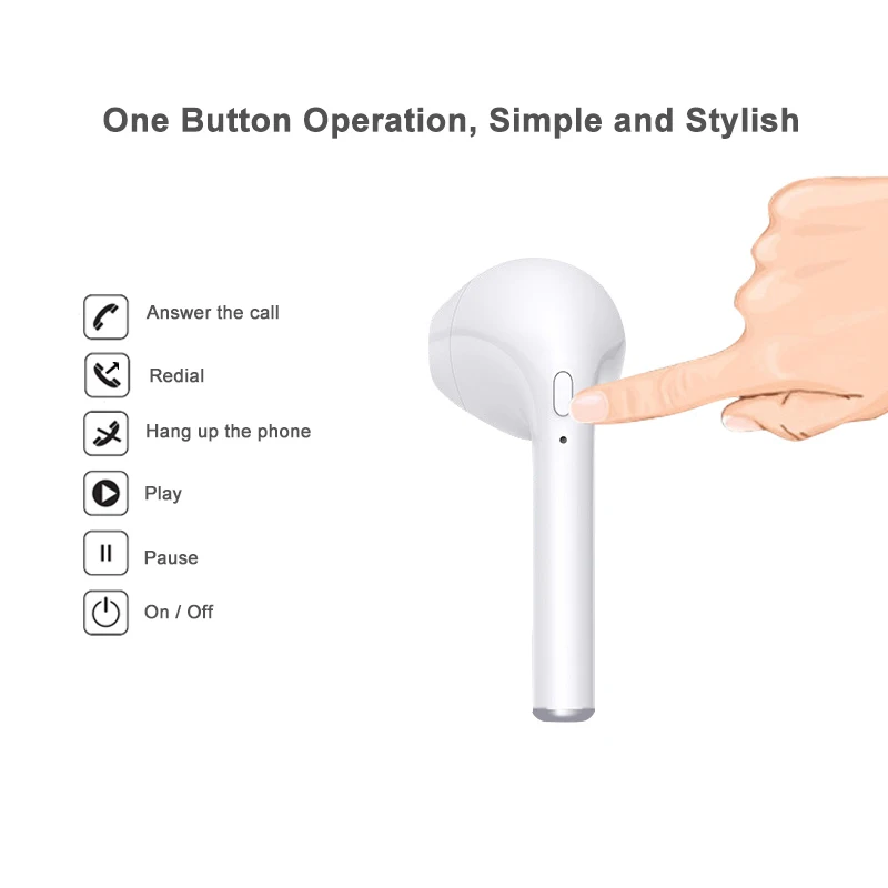 i11TWS Mini Wireless earbuds earphones Bluetooth headset sport Earphone Stereo Earbuds with Charging Case Mic | Электроника