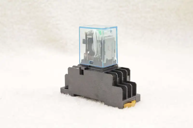 

10set 220V AC Coil Power Relay MY4NJ HH54P-L 14 Pin 5A With PYF14A Socket Base