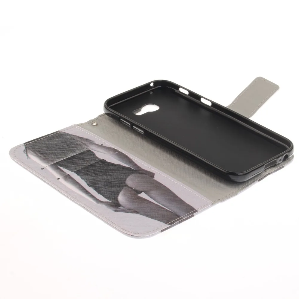 Чехол для Coque samsung Galaxy A5 A520 чехол для Fundas samsung A5 A520F крышка Сова вьетнамки из искусственной кожи кошелек чехол для телефона