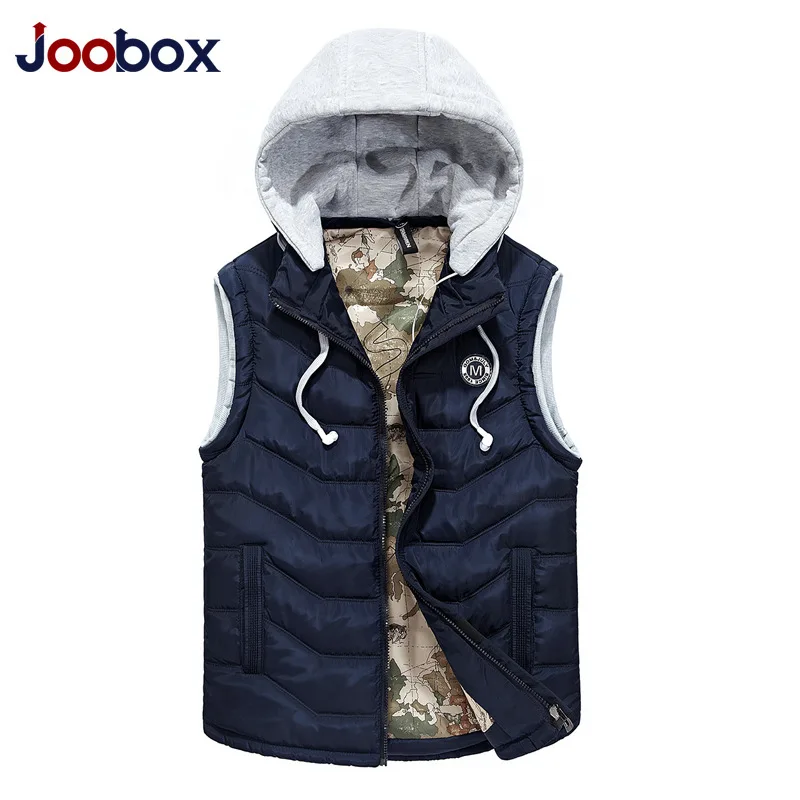 JOOBOX 2018 новый зимний жилет мужской модный тонкий пальто Повседневный хлопковый на