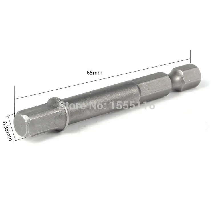 Hexagon Square Handle 3 Sizes Socket Adapter Set 1/4 3/8 1/2 Impact Hex Driver Drill BIts | Обустройство дома