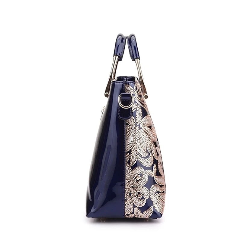 Новая аристократическая женская сумка сумки из лакированной кожи шоппер от