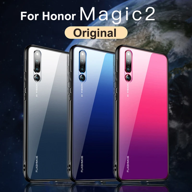 

Защитный чехол-накладка из закаленного стекла для Huawei Magic 2