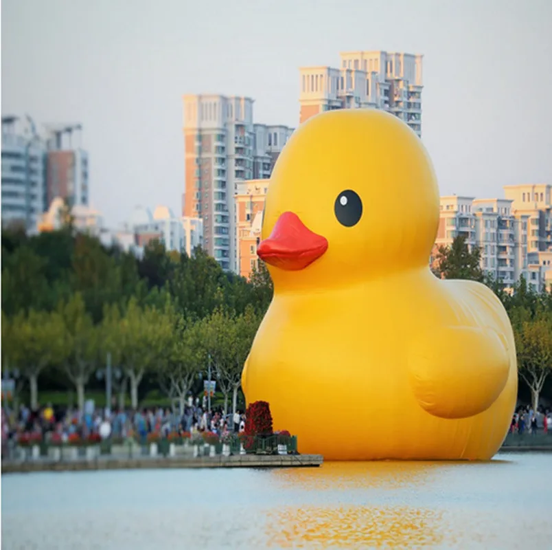 Гигантская надувная плавающая Желтая резиновая утка 2 м|bubble float|duck duckduck rubber |