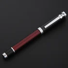 Шариковая Ручка-роллер из углеродного волокна, 0,5 мм, серебристый зажим, черные чернила, металлические шариковые ручки в оригинальной коробке, школьные и офисные принадлежности