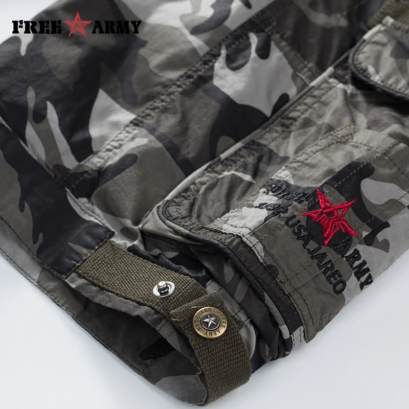 

2016 Free Army Brand Quality Summer Camo Shorts Mens Casual Military Masculino Cotton Fashion Mens Knee-length Shorts Mk-7103B