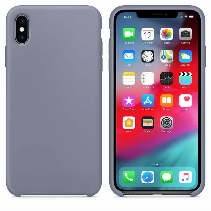Чехол для iPhone Xs MAX XR X чехол s для Apple iPhone 7 8 6 s Plus 5S SE официальный стиль силиконовый чехол с логотипом
