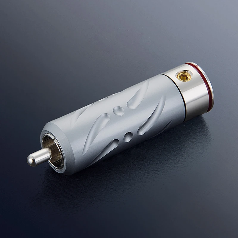 Hi End RCA Вилка VIBORG Чистая медь родиевое покрытие аудио кабель вилка соединителя