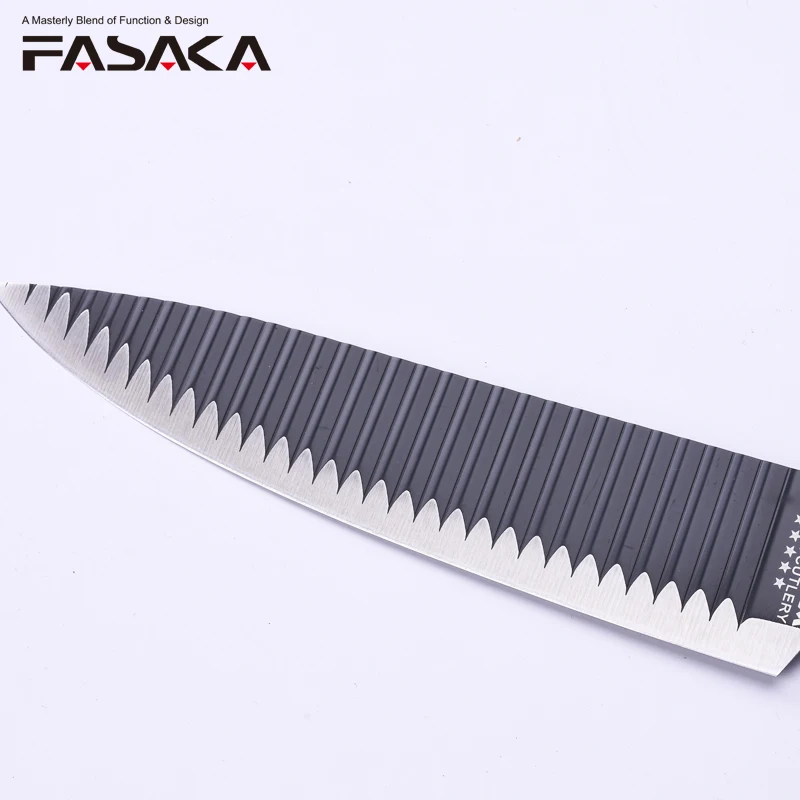 FASAKA нержавеющая сталь Кухня Ножи 8 ''дюймовый шеф повар для шашлыков резка