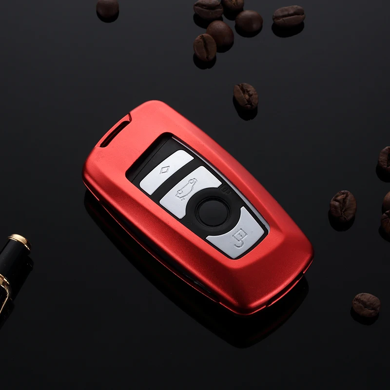 QHCP чехол из алюминиевого сплава для автомобильного ключа BMW 520 525 730li 740 118 320i 1 3 5 7