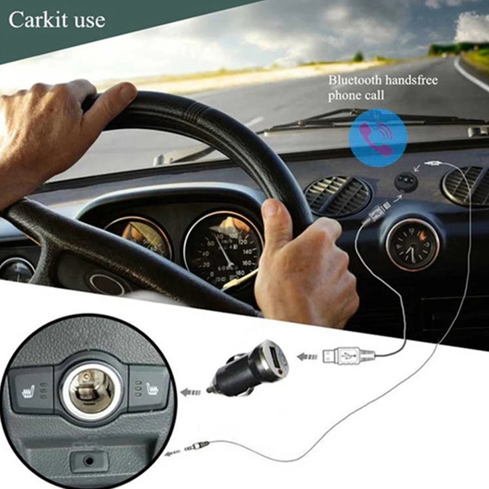 Bluetooth V4.0 приемник аудио беспроводной музыкальный микрофон AUX Стерео Hands-free