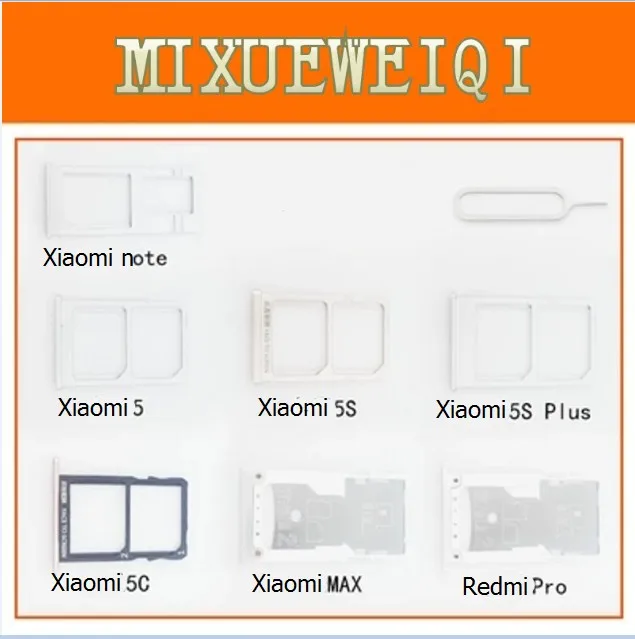 1 шт. новый лоток со слотом для сим карты адаптер Xiaomi 5/5S Note xiaomi 5c сменный