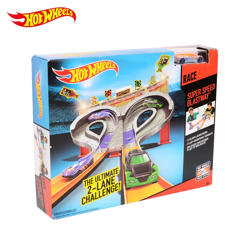 

Hotwheels track Car race Toy Kids Toys Plastic Metal Miniatures Cars Toys Machines For Kids Brinquedos Educativo CDL49