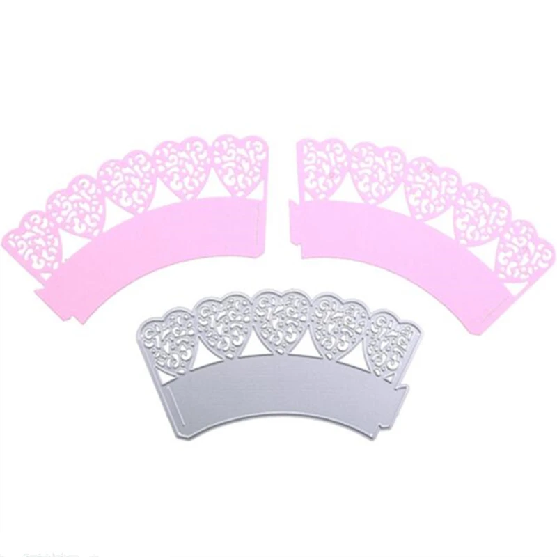 YLCD1546 Love Cake Frame металлические режущие штампы для трафареты скрапбукинга карточки