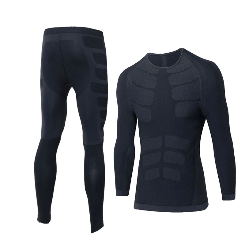 New Men's Thermal Underwear Sets Winter Quick Dry Anti-microbial Stretch Men Thermo Male Warm Long Johns | Мужская одежда