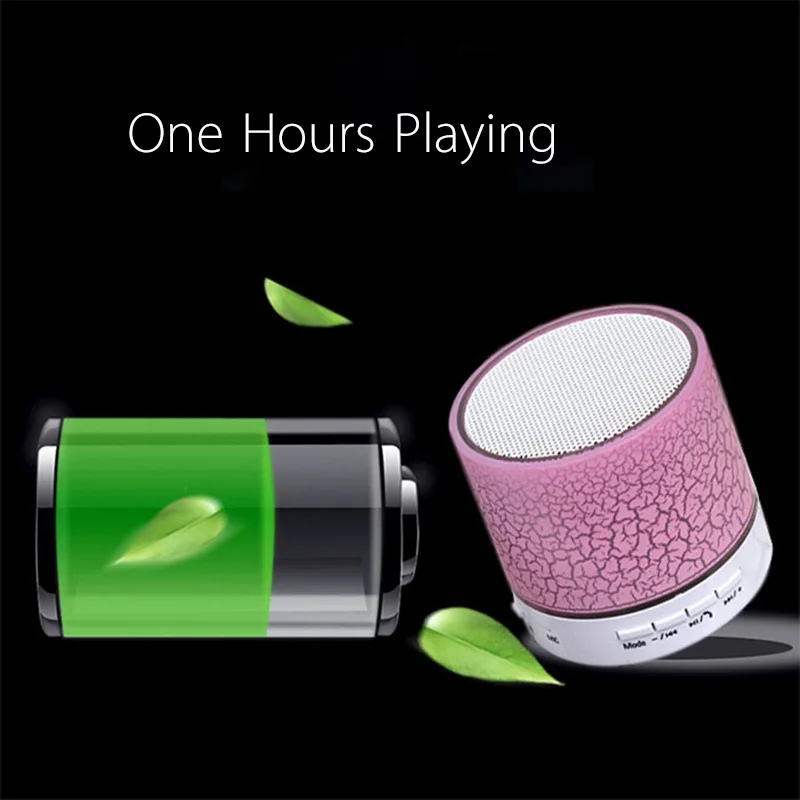 Blue/Pink Color Mini Portable LED Shine Bluetooth Speaker Wireless Speakers with Microphone for Smart phone retail | Электроника