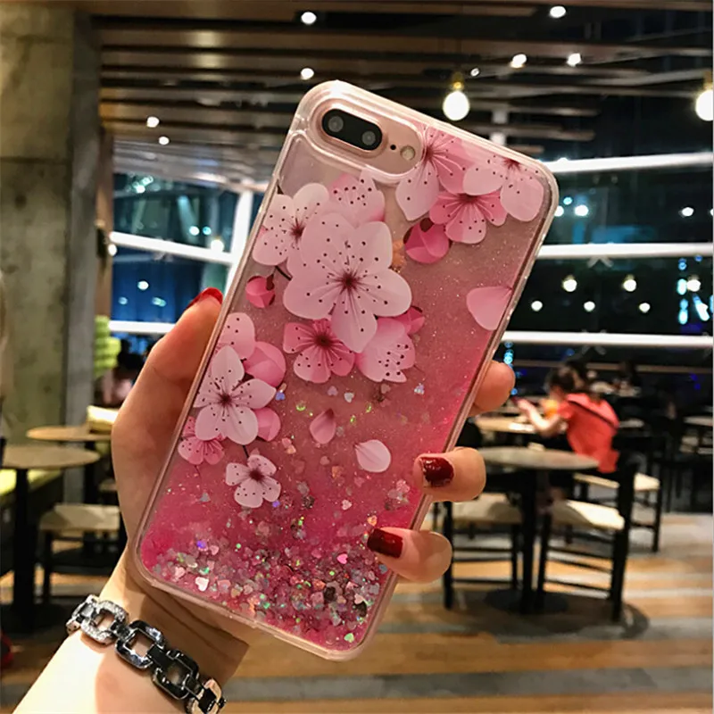 Чехол для iphone 6s 6 7 8 plus силиконовый прозрачный чехол-накладка с блестками XS MAX x 11 Pro