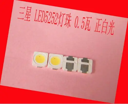 200 шт./лот для Samsung LEDs 0 5 W 3V 5252 SMD LED smt коммерческое освещение аксессуары белый