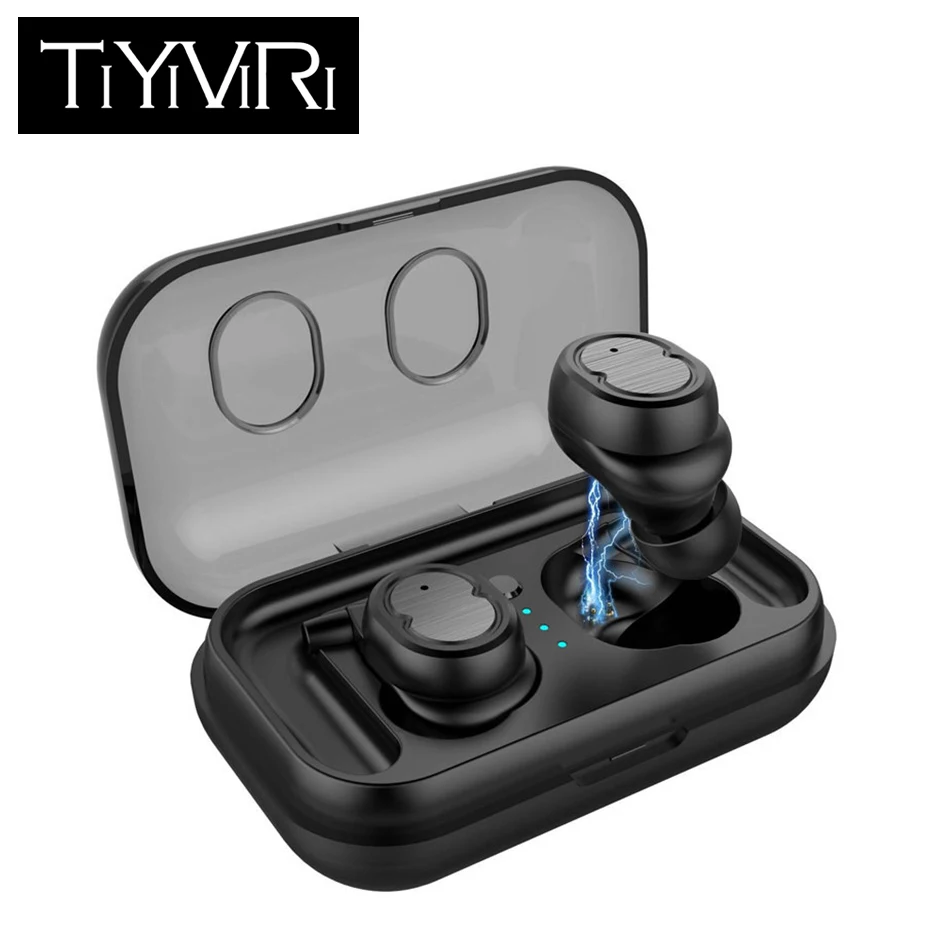 Наушники вкладыши TWS Bluetooth 5 0 наушники стерео беспроводной активное