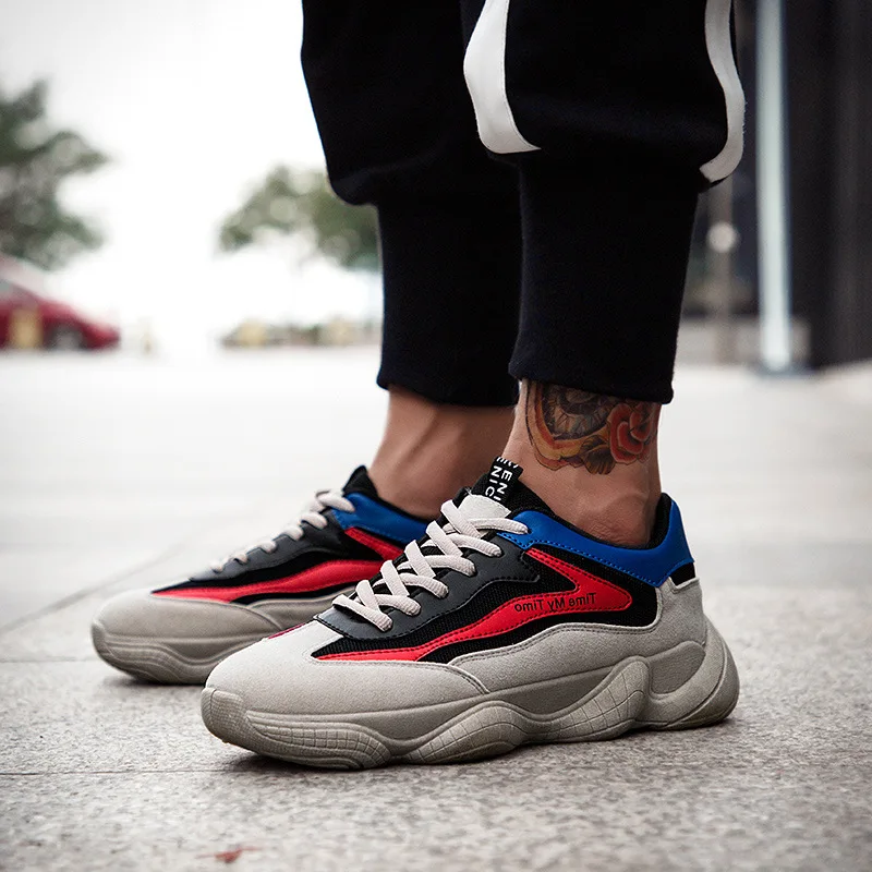 2018 супер горячие Ins кроссовки воздухопроницаемые для мужчин повседневная