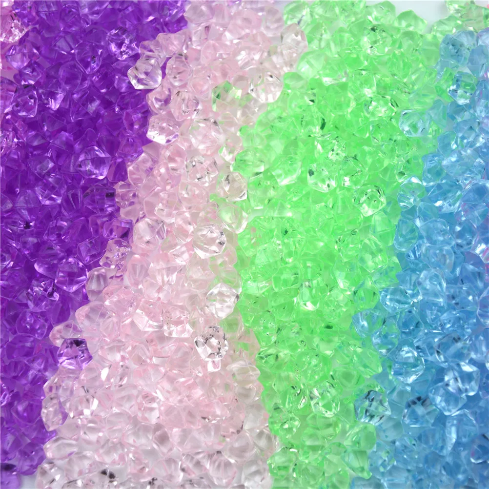 Искусственный цвет рок акриловый кристаллический камень пластиковая прозрачная