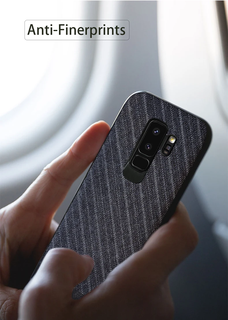 Чехол для samsung S9, чехол для samsung S9 plus, тканевый чехол для samsung S9 S9P, чехол, деловой, темный цвет, ручная работа, чехол для джентльмена