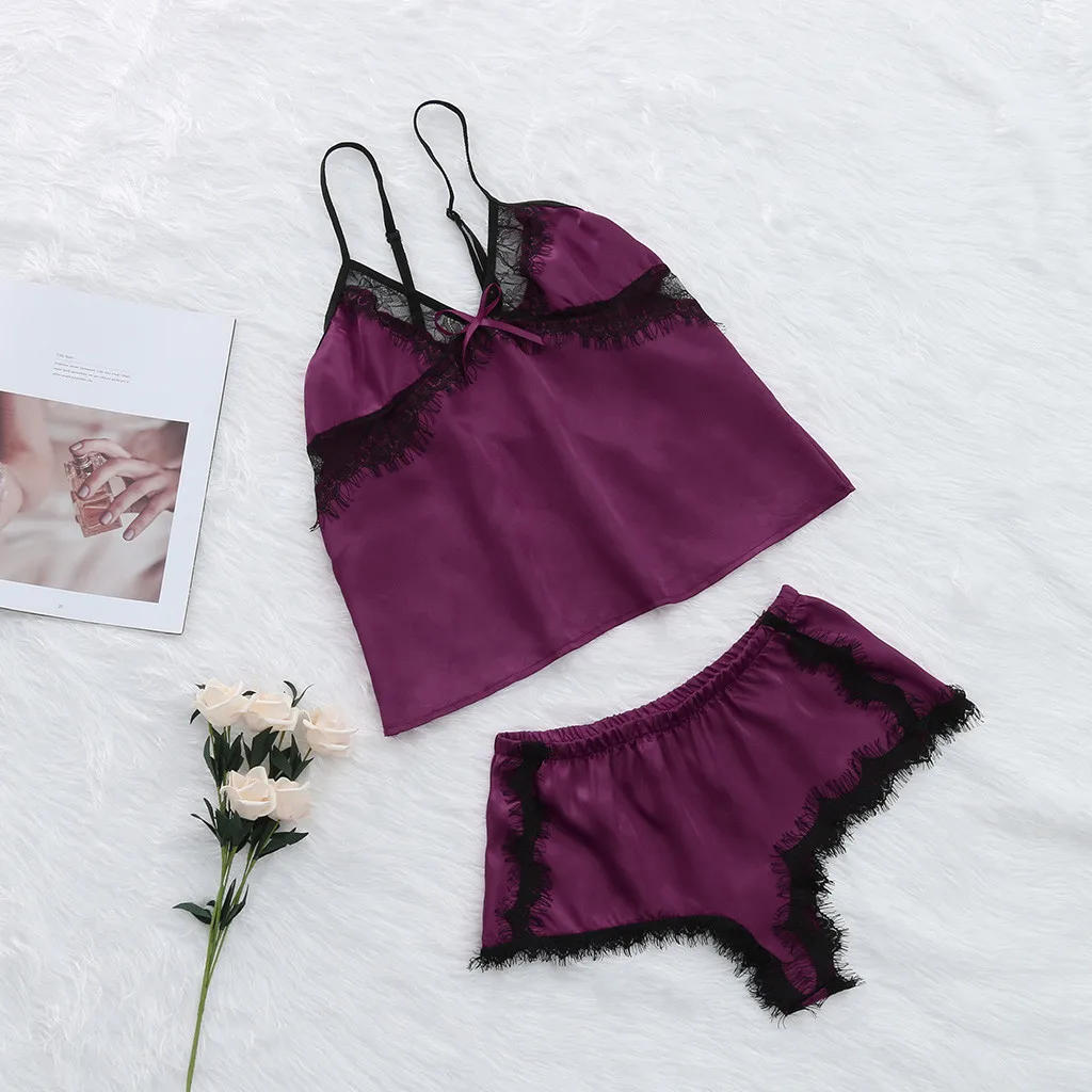 Женское нижнее белье Babydoll G String размера плюс ночное комплект из 2 предметов