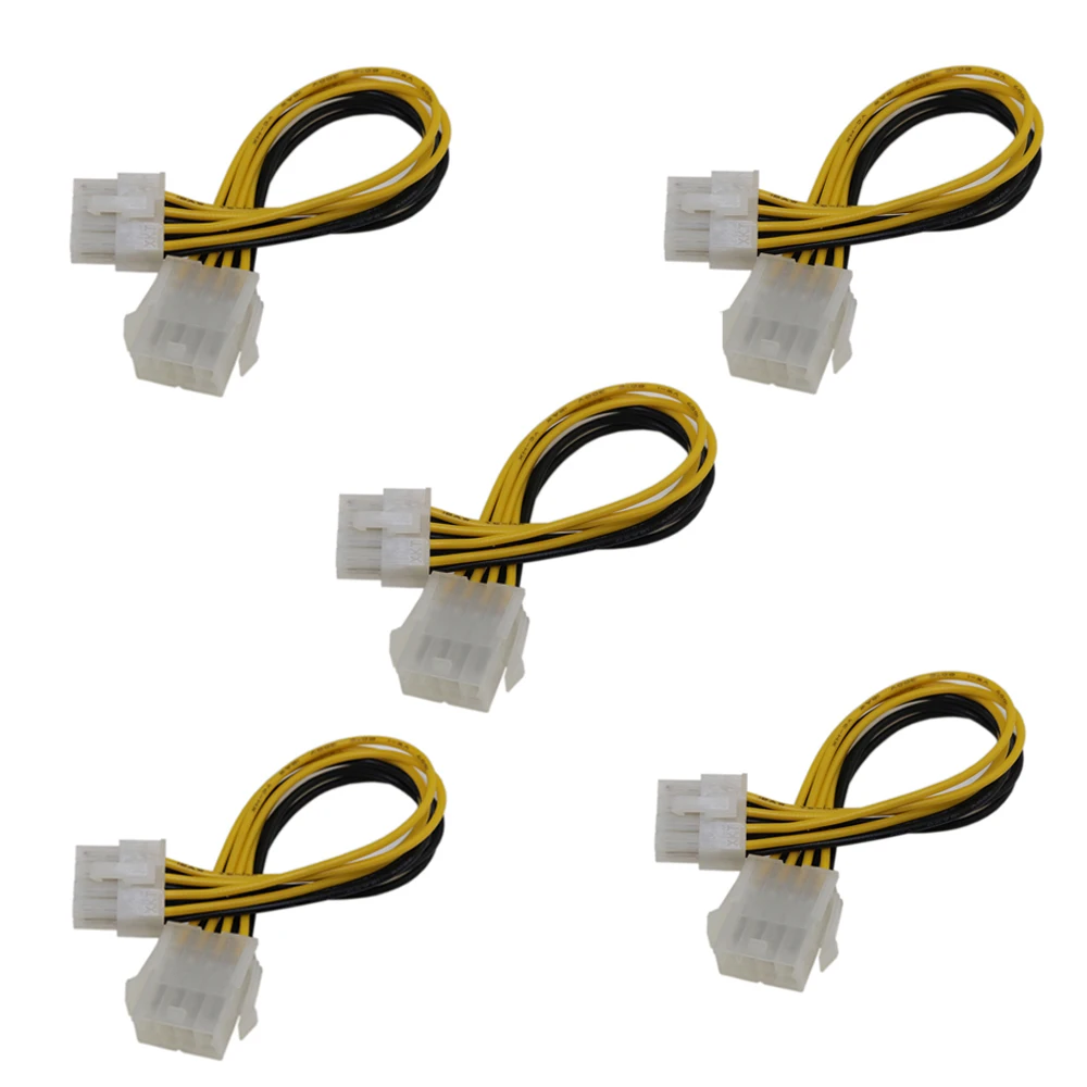 5 шт. в упаковке ATX 12 В пенополистирол Molex 8 Pin Male Female материнская плата процессор