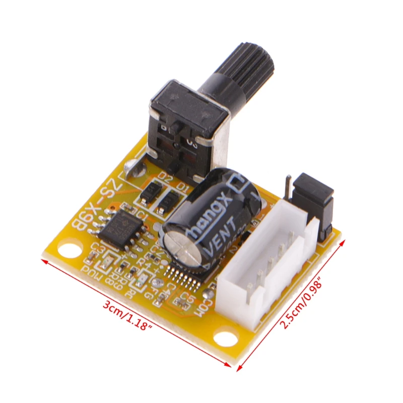 DC 5V 12V 2A 15 Вт бесщёточным двигателем Скорость контроллер без зала BLDC драйвер
