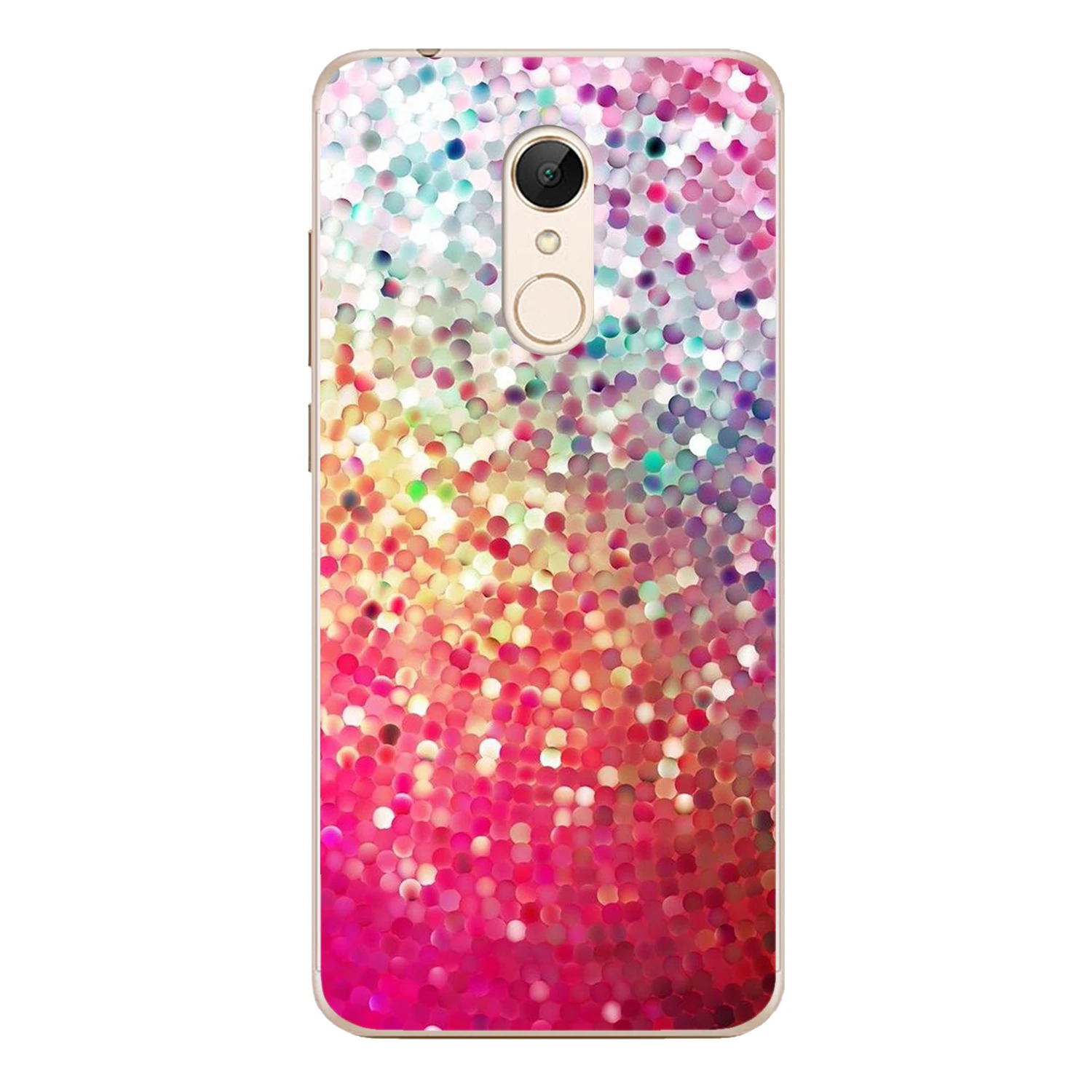 For Xiaomi Redmi 5 Case Cover 5.7&quot Soft TPU Silicone Popular Cute Happy Color Fish Scales Flower Painted Protective Phone |