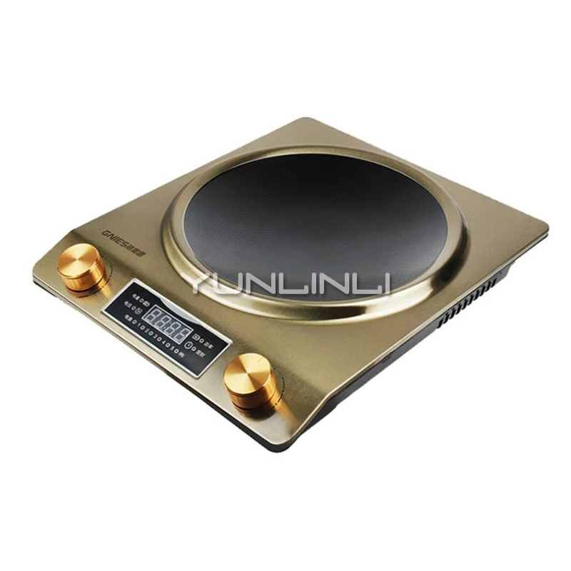 YUNLINLI Household Cookware 3000W High Power Concave Induction Cooker Kitchen Appliance PS-30A