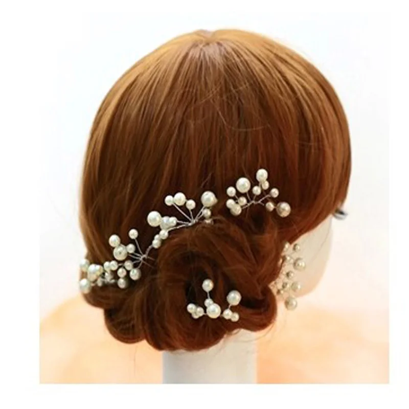 Женские Романтические Аксессуары на палочках заколки для волос с искусственным