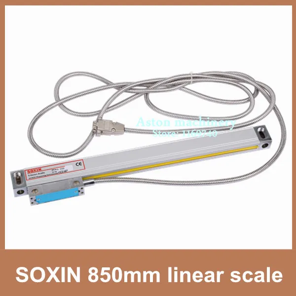 

Free shipping high precision optical scale 0.005mm 850mm CNC lathe milling machine boring lathe linear sensor linear ruler