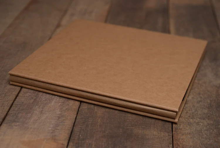 12 дюймов пустая Обложка Ретро Крафт-Бумага альбома самоклеющаяся защитная