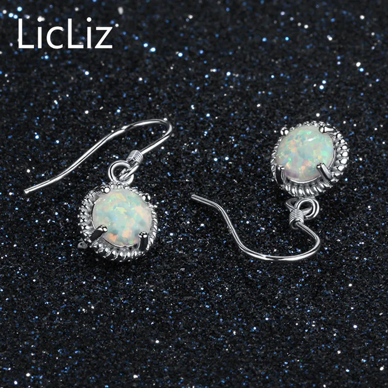 Серьги-подвески женские из серебра 925 пробы серьги с опалом