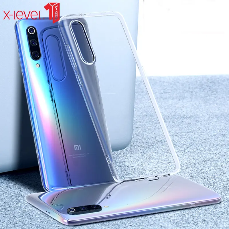 X-Level ультра тонкий прозрачный мягкий чехол для Xiaomi mi 9 чехол из натурального ТПУ задняя крышка для Xiaomi mi 9 mi 9 SE анти-скольжение