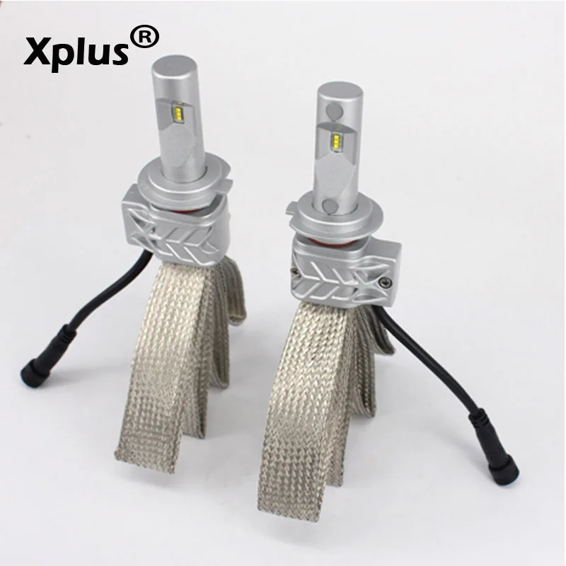Xplus 5S светодиодный 12V 24V H1 H3 H4 H7 H11 автомобилей головной светильник комплект спереди Светильник лампы Противотуманные фары лампы фары высокой светильник низкого светильник