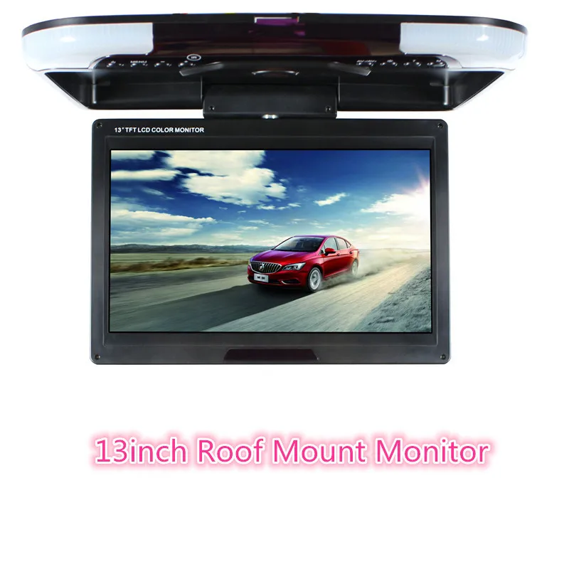 Автомобильный монитор 13 дюймов TFT светодиодный цифровой экран автомобильный на