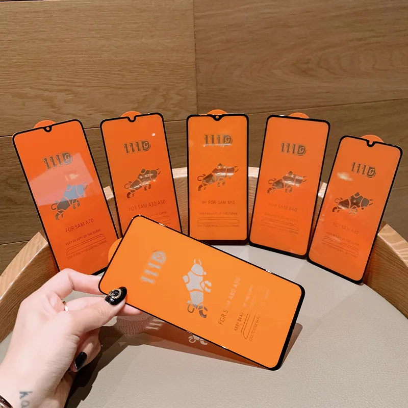 111D изогнутое закаленное Высокопрочное Стекло для samsung Galaxy A30 A50 A10 A7 A9 A6 A8 плюс Экран протектор для samsung A40 A60 A70 Стекло